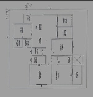 Floor Plan in 3 BHK Apartment at Tulip Infinity World, Punawale – for Sale