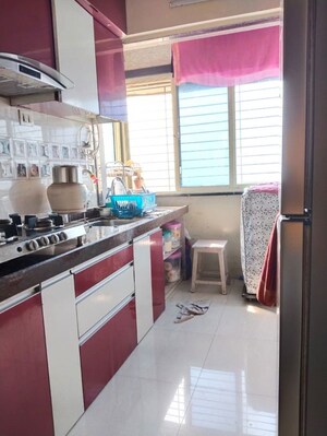 Kitchen in 1 BHK Apartment at Shree Vijay CHS, Khanda Colony – for Rent