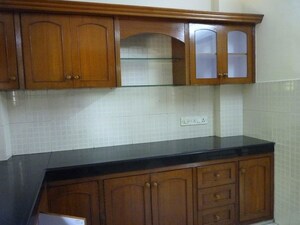 Kitchen in 3 BHK Builder Floor at Malviya Nagar – for Rent
