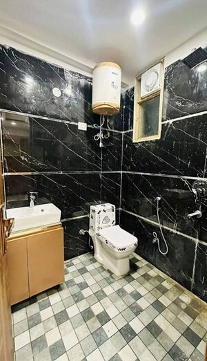Bathroom in 3 BHK Builder Floor at Malviya Nagar – for Rent