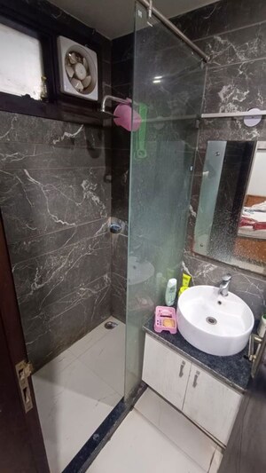 Bathroom in 2 BHK Builder Floor at Malviya Nagar – for Rent