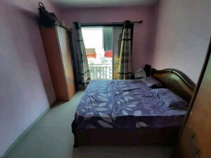 Bedroom in 2 BHK Apartment at Krishna Heights Ghansoli, Ghansoli – for Rent