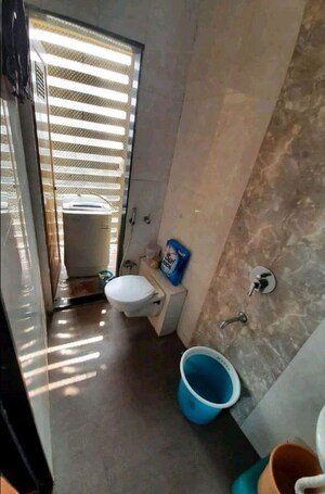 Bathroom in 2 BHK Apartment at Krishna Heights Ghansoli, Ghansoli – for Rent