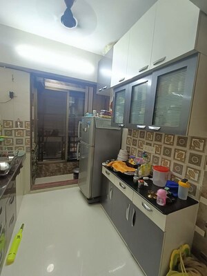 Kitchen in 2 BHK Apartment at Krishna Heights Ghansoli, Ghansoli – for Rent