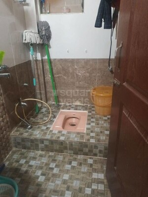 Bathroom in 1 BHK Apartment at Sunshine Willows, Ghansoli – for Rent