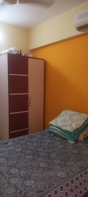 Bedroom in 1 BHK Apartment at Sunshine Willows, Ghansoli – for Rent