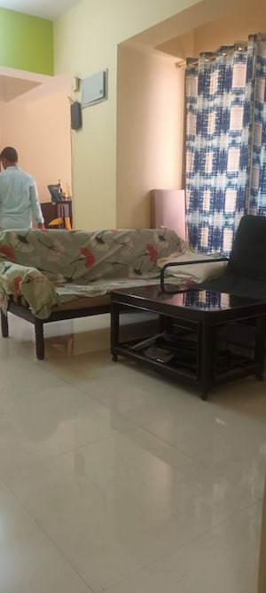 Living Room in 1 BHK Apartment at Sunshine Willows, Ghansoli – for Rent