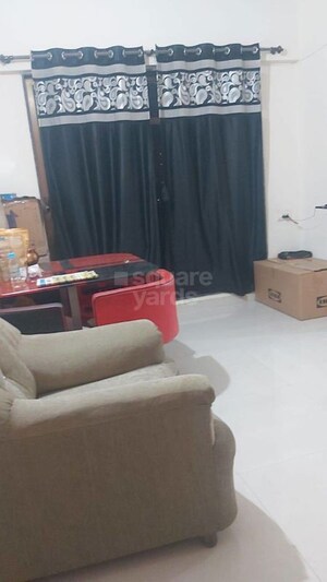 Living Room in 1 BHK Apartment at Sunshine Willows, Ghansoli – for Rent