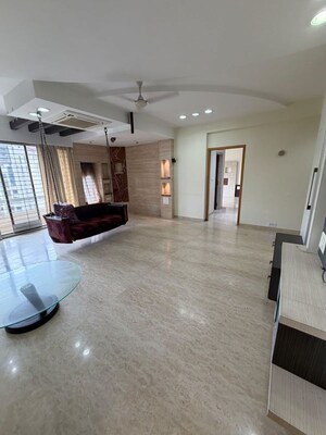 Living Room in 3 BHK Apartment at Oberoi Realty Sky Heights, Andheri West – for Rent