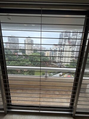 Balcony in 3 BHK Apartment at Oberoi Realty Sky Heights, Andheri West – for Rent