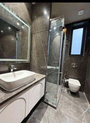 Bathroom in 4 BHK Builder Floor at Greater Kailash – for Rent