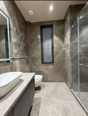 Bathroom in 4 BHK Builder Floor at Greater Kailash – for Rent