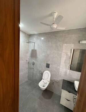 Bathroom in 3 BHK Builder Floor at Greater Kailash I – for Rent
