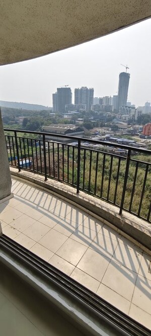 Balcony in 2 BHK Apartment at Tanvi Eminence, Mira Road – for Rent