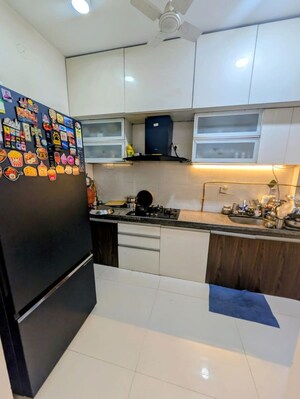 Kitchen in 2 BHK Apartment at Duville Riverdale Heights, Kharadi – for Rent