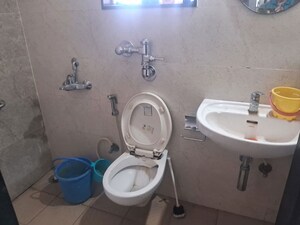 Bathroom in 2 BHK Apartment at Nyati Eternity, Mohammadwadi – for Rent