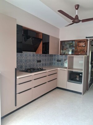 Kitchen in 3 BHK Builder Floor at Cunningham Road – for Rent