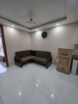 Living Room in 1 BHK Apartment at Chattarpur – for Rent
