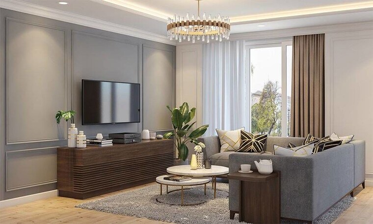 Living Room, victoryone-amara 3 Bedroom 1540 Sq.Ft. Apartment In Sector 16 Greater Noida Greater Noida 10769954