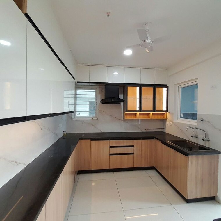 Kitchen, aparna-sarovar-zicon 3 Bedroom 1740 Sq.Ft. Apartment In Nallagandla Hyderabad 10768588