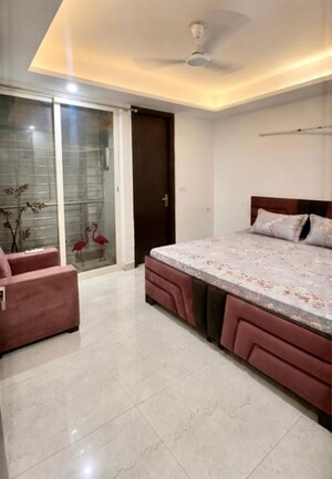 Bedroom in 3 BHK Builder Floor at Freedom Fighters Enclave – for Sale