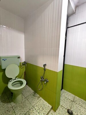 Bathroom in 3 BHK Apartment at Eligible Apartment, Borivali West – for Rent