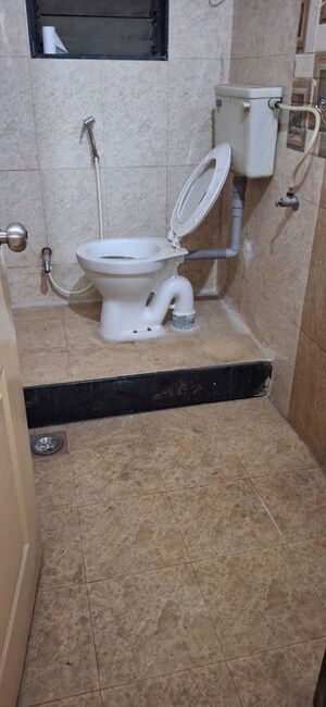 Bathroom in 2 BHK Apartment at Mahape – for Rent
