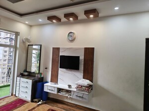 Living Room in 2.5 BHK Apartment at VVIP Homes, Gaur City 2 – for Rent