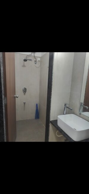 Bathroom in 1 BHK Apartment at Raoji Sojpal Building, Dadar West – for Rent