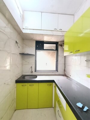Kitchen in 1 RK Apartment at Veda CHS, Ic Colony – for Rent