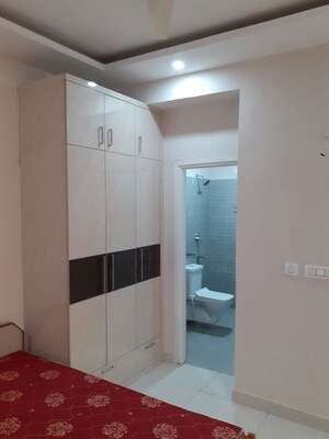 Bathroom in 3 BHK Builder Floor at Aura Homes, Patiala Road – for Rent