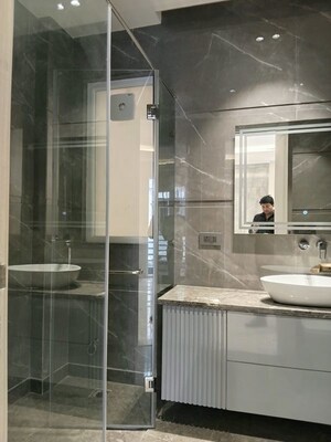 Bathroom in 3 BHK Builder Floor at Greater Kailash I – for Sale