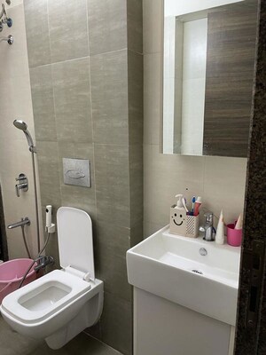 Bathroom in 2 BHK Apartment at Mandar Apartments, Andheri West – for Rent