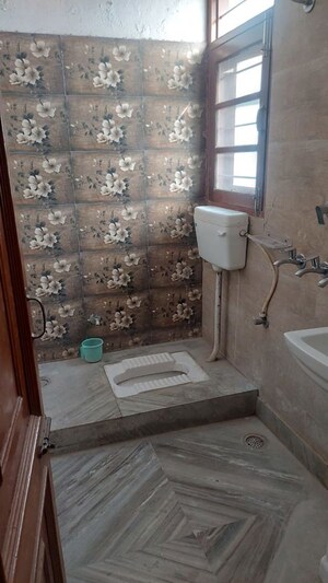 Bathroom in 3 BHK Independent House at MS Enclave Zirakpur, Dhakoli – for Rent