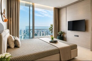 Bedroom in 3 BHK Apartment at Indiabulls Sky Forest, Lower Parel – for Sale