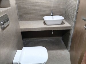 Bathroom in 3 BHK Apartment at Experio Platinum Elysium, Sector 29 Nerul – for Rent