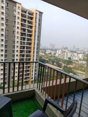 Balcony in 2 BHK Apartment at Shapoorji Pallonji Joyville Hinjewadi, Hinjewadi – for Rent