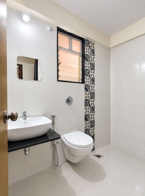 Bathroom in 2 BHK Apartment at Anandtara Whitefield Residences, Keshav Nagar – for Rent