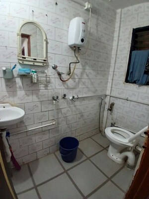 Bathroom in 1 BHK Apartment at Sneha Vrinda Apartment, Bavdhan – for Rent