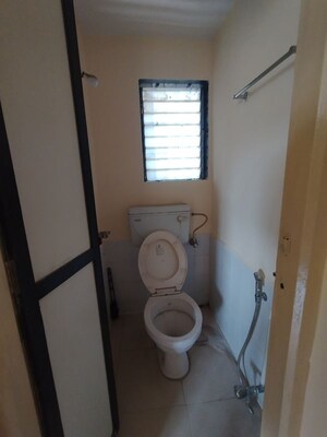 Bathroom in 1 BHK Apartment at Vijay Nagari Annex, Waghbil – for Rent