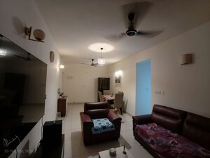 Living Room in 3 BHK Apartment at Salarpuria Sattva Park Cubix, Devanahalli – for Rent