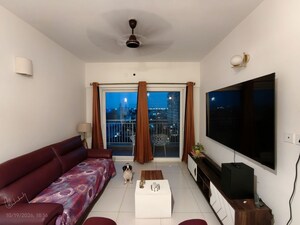 Living Room in 3 BHK Apartment at Salarpuria Sattva Park Cubix, Devanahalli – for Rent