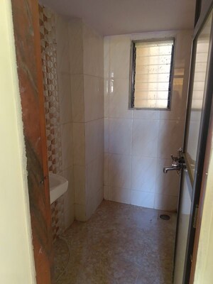 Bathroom in 1 BHK Apartment at Sahara Reliable Shreejee Empire, Nalasopara West – for Rent