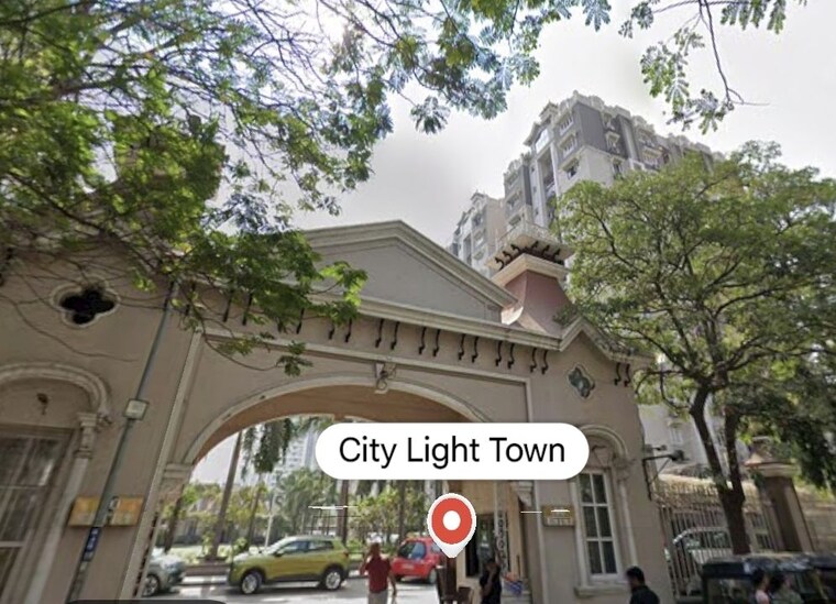 Exterior View, city light 3 Bedroom 2200 Sq.Ft. Apartment In City Light Surat 10770367