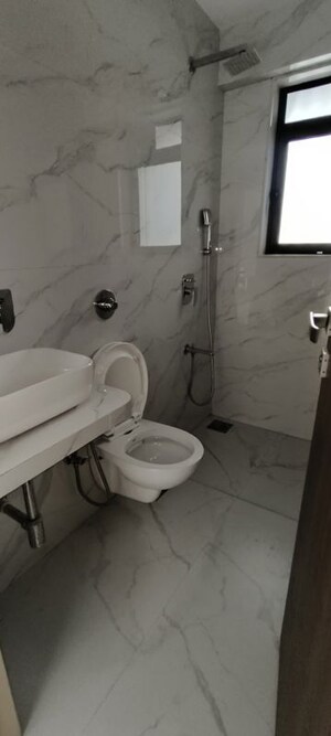 Bathroom in 2 BHK Apartment at L Nagpal Satnam Leela, Chembur – for Rent