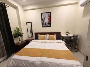 Bedroom in 1 BHK Builder Floor at Sector 51 – for Rent