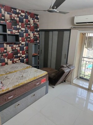 Bedroom in 2 BHK Apartment at Rosa Oasis, Thane West – for Rent
