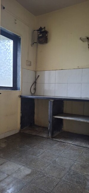 Kitchen in 1 RK Apartment at Gharonda Housing, Ghansoli – for Rent