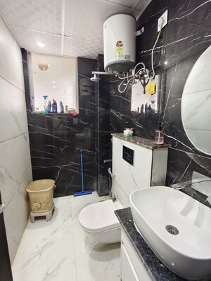 Bathroom in 3 BHK Apartment at Green Valley Residencia, Ghazipur – for Rent