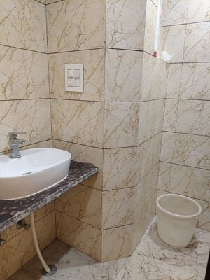Bathroom in 3 BHK Apartment at Green Valley Residencia, Ghazipur – for Rent